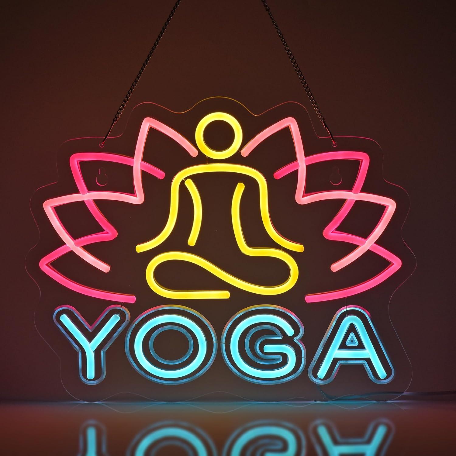 Zen Yoga Fitness - Неоновая вывеска 