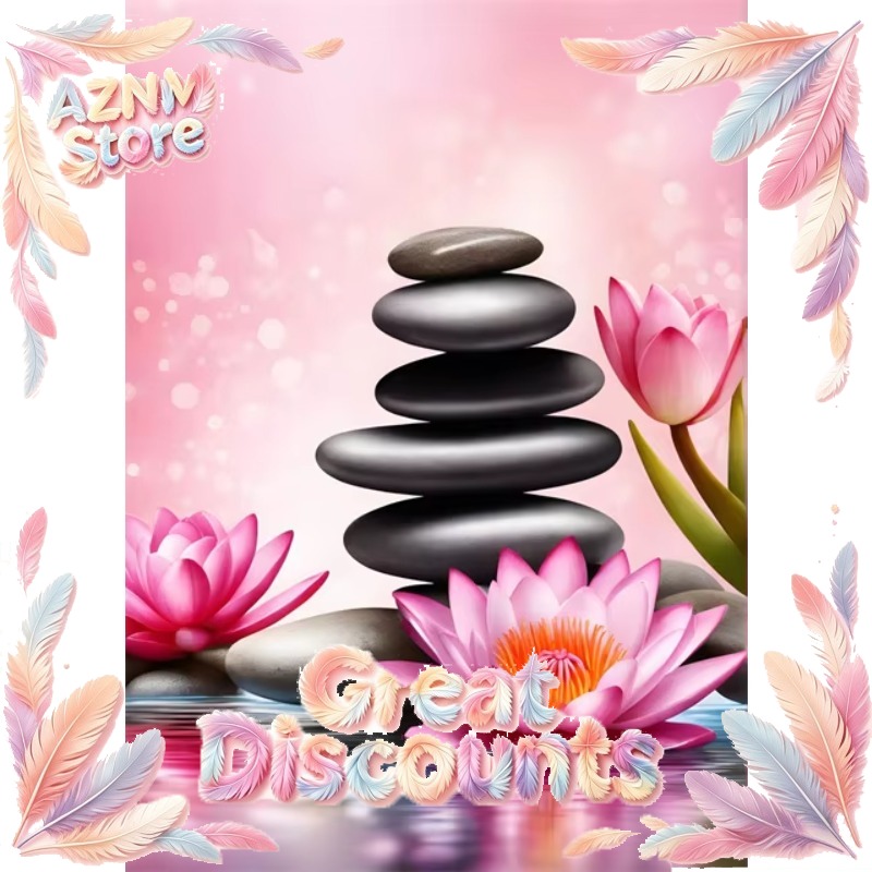Zen Yoga Fitness - 2026 Картина на холсте «Спа-зен: Цветущая