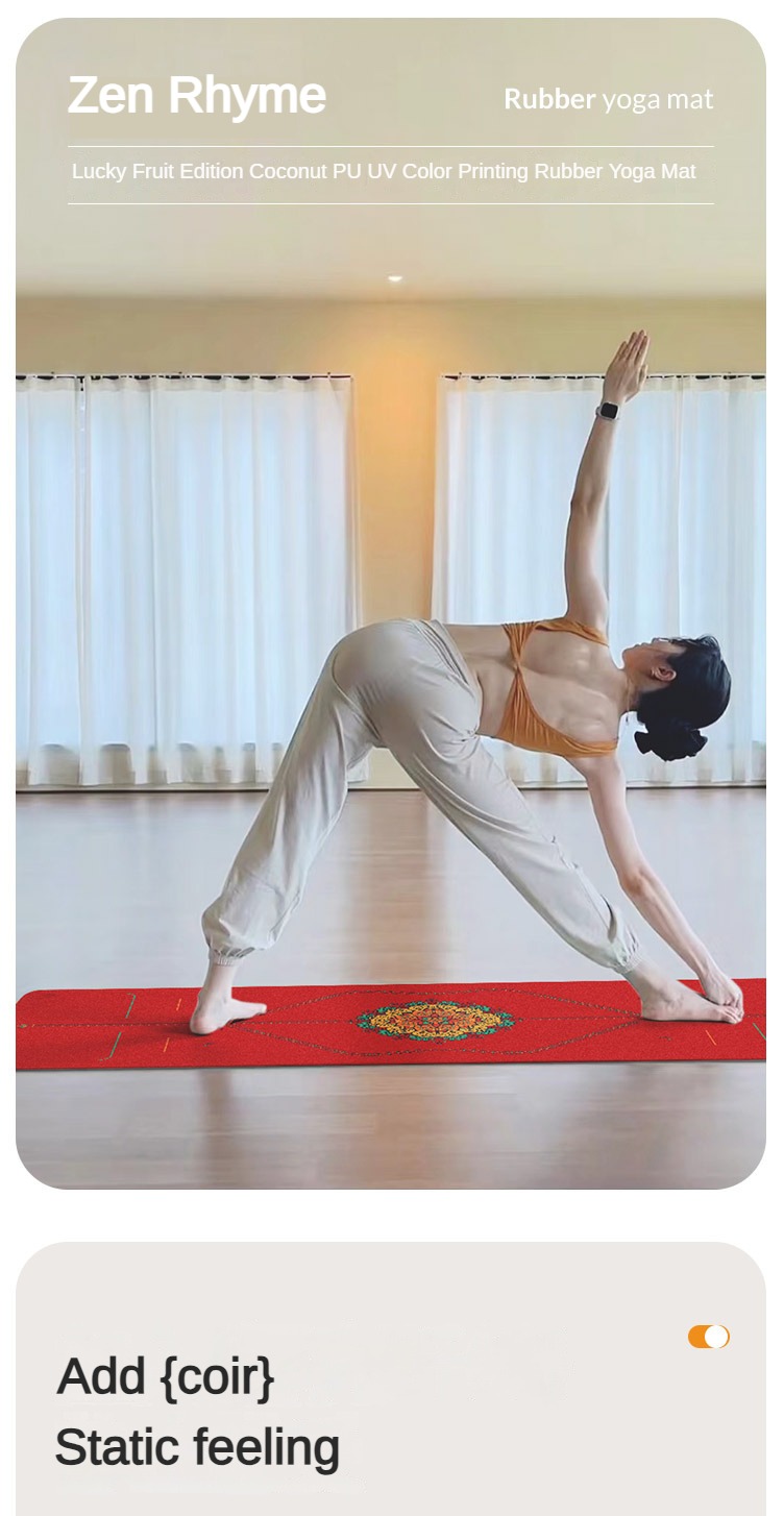 Матовый полиуретановый Коврик  – обзор и цена Zen Yoga Fitness